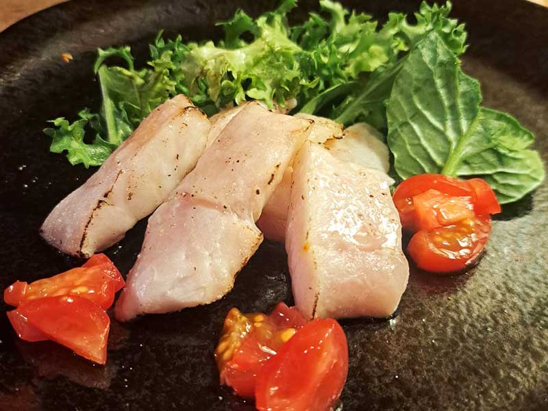 金目鯛の炙りカルパッチョ