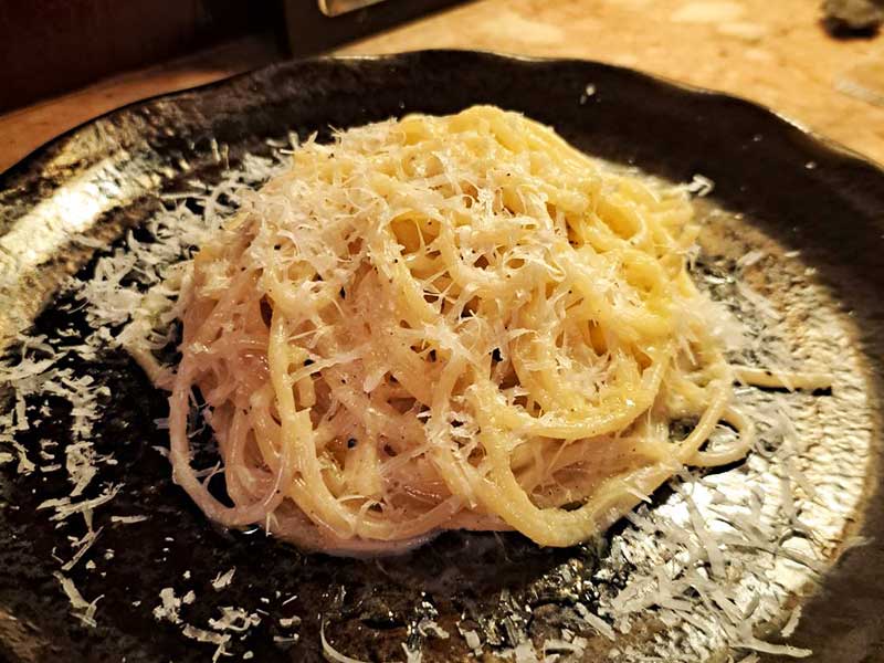 ローマ3大パスタ　カチョエぺぺ